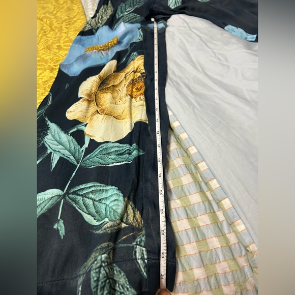 Anthropologie Saria Smocked Waist   Pant Wide-Leg by Mauve Size Small - Picture 9 of 9